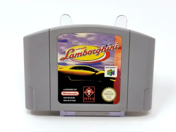 Automobili Lamborghini (EUR) (Cartucho) para Nintendo 64, edición PAL EUR, de segunda mano