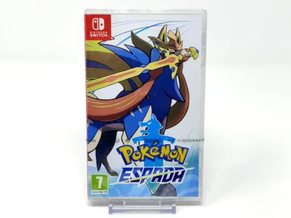 Portada de Pokémon Espada (ESP) (Precintado) para Nintendo Switch, edición PAL España, nuevo