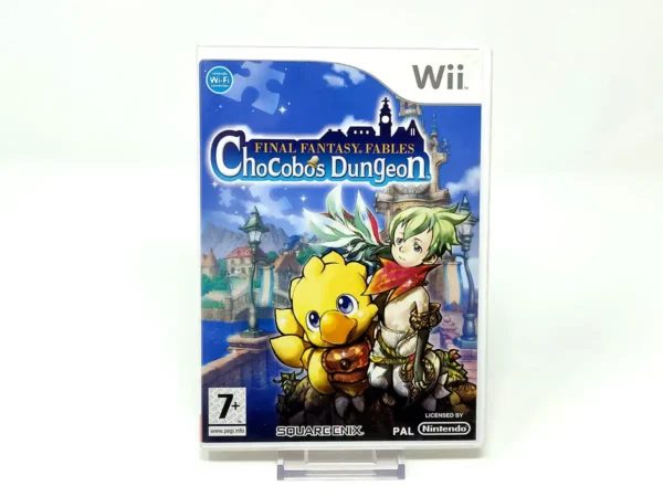 Portada de Final Fantasy Fables: Chocobo's Dungeon (ESP) para Nintendo Wii, edición PAL España, de segunda mano