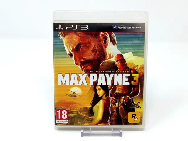 Portada de Max Payne 3 (ESP) para PlayStation 3, edición PAL España, de segunda mano