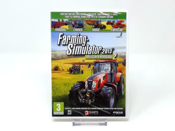 Portada de Farming Simulator 2013: Official Expasión 2 (ESP) (Precintado) para PC, edición PAL España, nuevo