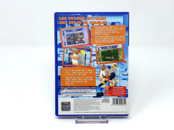 Parte trasera de Tube Mania (FRA) para PlayStation 2, edición PAL Francia
