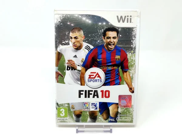 Portada de FIFA 10 (ESP) (Rebajado) para Nintendo Wii, edición PAL España, de segunda mano