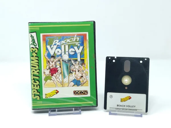 Lateral de la caja de Beach Volley (ESP) para Sinclair ZX Spectrum
