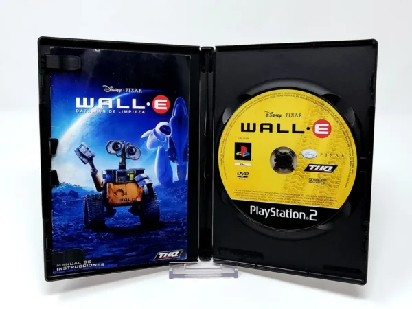 Interior del juego Disney/Pixar WALL-E (ESP) para PlayStation 2 con disco y manual