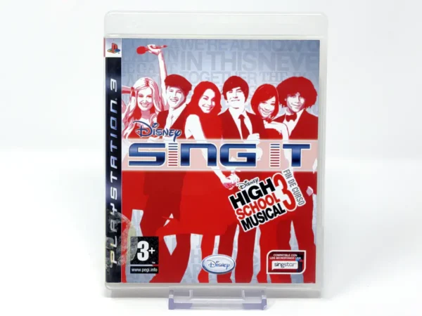 Portada de Disney Sing It: High School Musical 3: Fin de curso (ESP) (Rebajado) para PlayStation 3, edición PAL España, de segunda mano