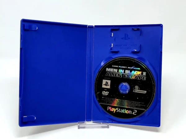 Interior del juego Men in Black II: Alien Escape (ESP) (Rebajado) para PlayStation 2 con disco y manual