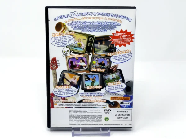 Parte trasera de EyeToy: Play 2 (ESP) (v1) (Rebajado) para PlayStation 2, edición PAL España