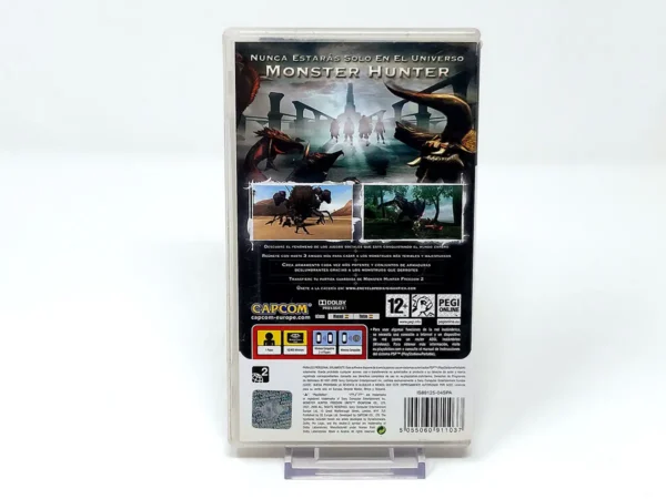 Parte trasera de Monster Hunter Freedom Unite (ESP) (Rebajado) para PSP, edición PAL España