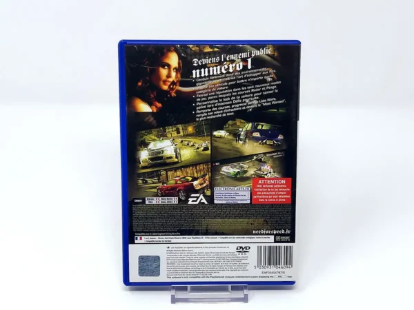 Parte trasera de Need for Speed: Most Wanted (FRA) (Rebajado) para PlayStation 2, edición PAL Francia