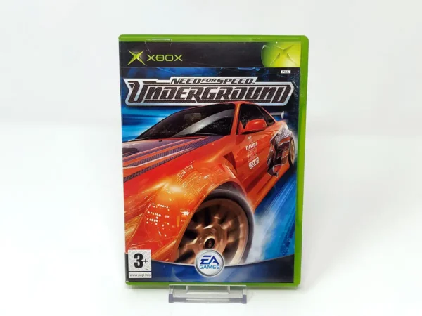 Portada de Need for Speed: Underground (UK) para XBOX, edición PAL UK, de segunda mano