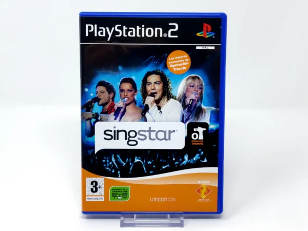 Portada de SingStar: Operación Triunfo (ESP) para PlayStation 2, edición PAL España, de segunda mano