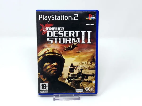 Portada de Conflict: Desert Storm II (FRA) para PlayStation 2, edición PAL Francia, de segunda mano