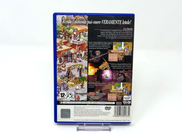 Parte trasera de Atelier Iris: Eternal Mana (ITA) para PlayStation 2, edición PAL Italia