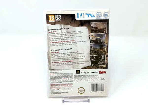 Parte trasera de Sniper Elite  (ESP) para Nintendo Wii, edición PAL España