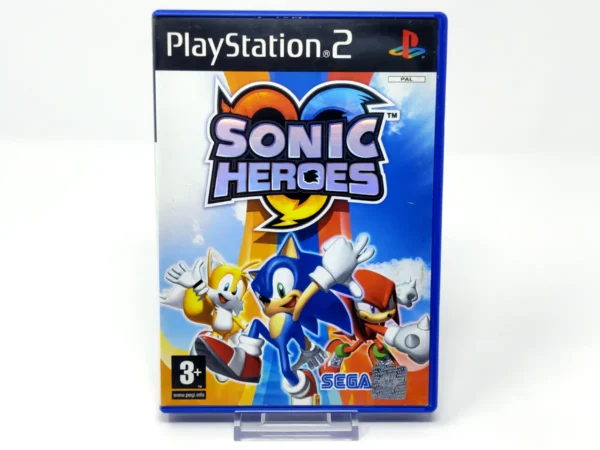 Portada de Sonic Heroes (ESP) para PlayStation 2, edición PAL España, de segunda mano