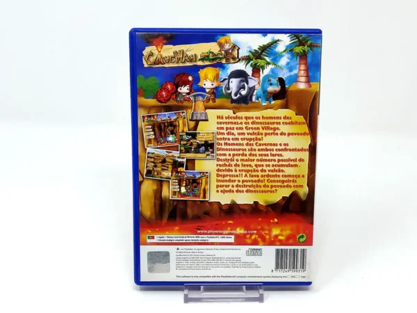 Parte trasera de Caveman Rock (POR) (Rebajado) para PlayStation 2, edición PAL Portugal