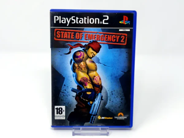 Portada de State of Emergency 2 (ESP) para PlayStation 2, edición PAL España, de segunda mano