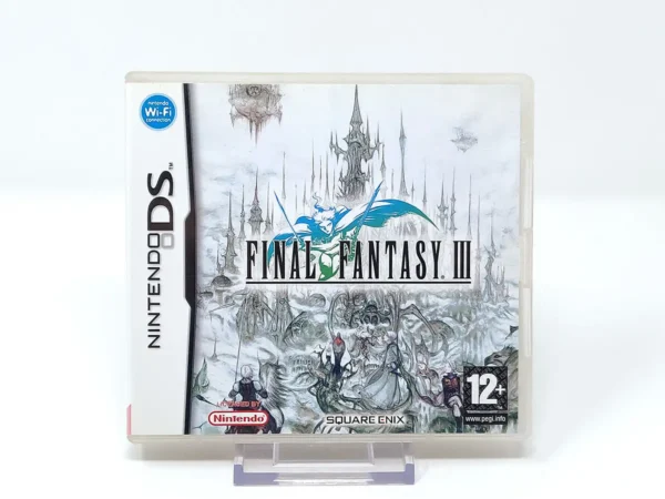 Portada de Final Fantasy III (ESP) para Nintendo DS, edición PAL España, de segunda mano
