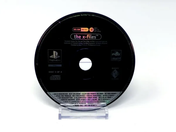 Otro detalle del juego The X-Files (ESP) (Promo) para PlayStation 1