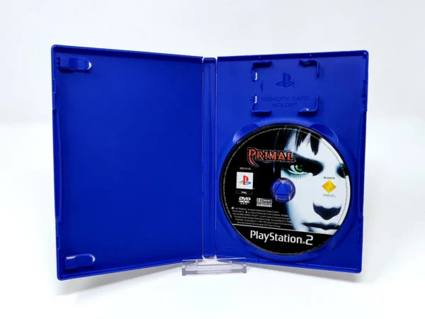 Interior del juego Primal (FRA) (Rebajado) para PlayStation 2 con disco y manual