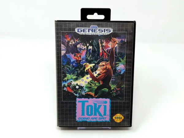 Portada de Toki: Going Ape Spit (USA) para Sega Mega Drive, edición NTSC USA, de segunda mano