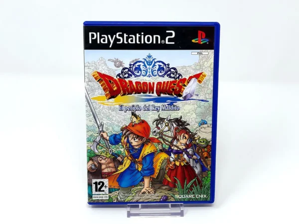 Portada de Dragon Quest: El Periplo del Rey Maldito (ESP) para PlayStation 2, edición PAL España, de segunda mano