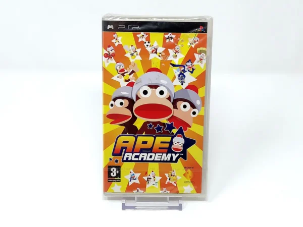 Portada de Ape Academy (ESP) (Precintado) para PSP, edición PAL España, de segunda mano