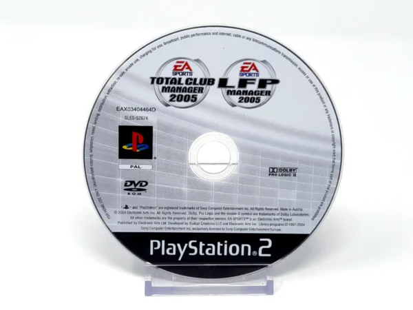 Total Club Manager 2005 (ESP) (Disco) para PlayStation 2, edición PAL España, de segunda mano