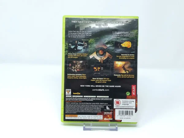 Lateral de la caja de Alone in the Dark (UK) para XBOX 360