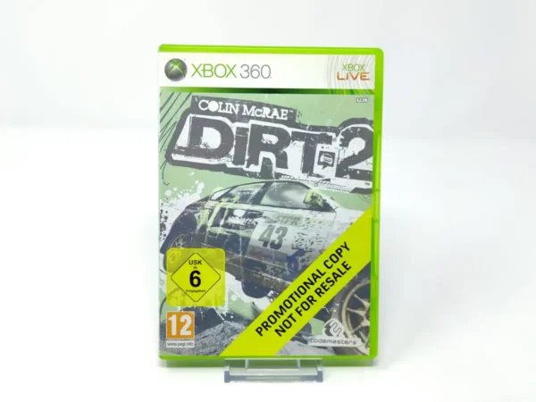 Portada de Colin McRae: DiRT 2 (UK) (Promo) para XBOX 360, edición PAL UK, de segunda mano