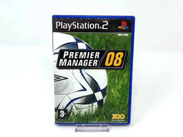 Portada de Premier Manager 08 (ESP) para PlayStation 2, edición PAL España, de segunda mano