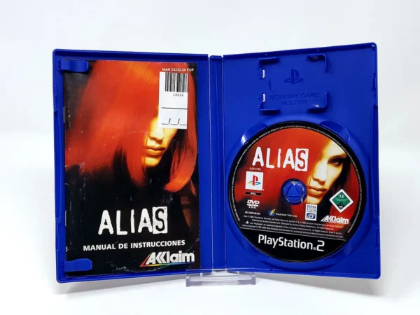 Interior del juego Alias (ESP) (Rebajado) para PlayStation 2 con disco y manual