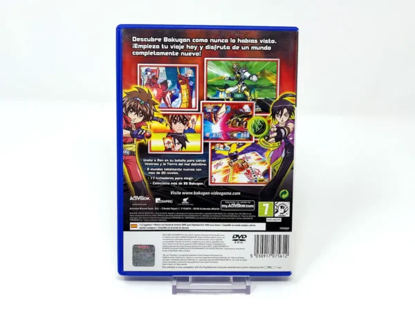 Parte trasera de Bakugan: Battle Brawlers (ESP) (Rebajado) para PlayStation 2, edición PAL España