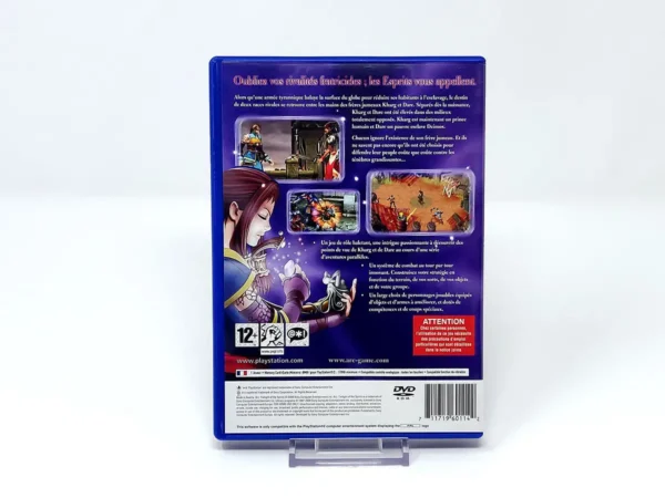 Parte trasera de Arc: Le Clan Des Demos (FRA) para PlayStation 2, edición PAL Francia