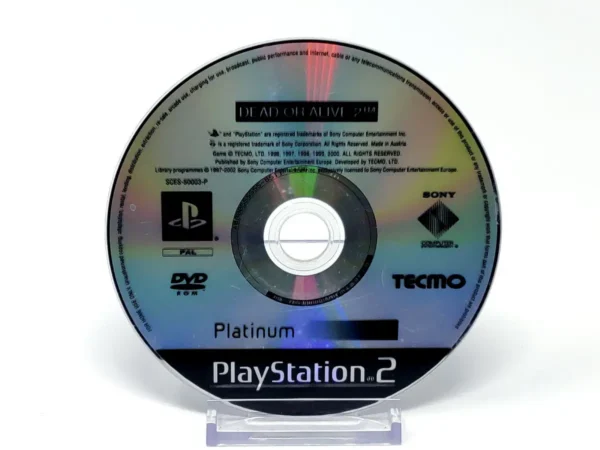 Dead or Alive 2 (ESP) (Platinum) (Disco) para PlayStation 2, edición PAL España, de segunda mano