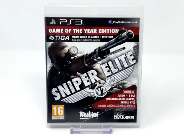 Portada de Sniper Elite V2: Game of the Year Edition (ESP) para PlayStation 3, edición PAL España, de segunda mano