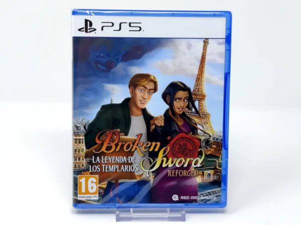 Portada de Broken Sword: La Leyenda de los Templarios: Reforged (ESP) (Precintado) para PlayStation 5, edición PAL España, nuevo