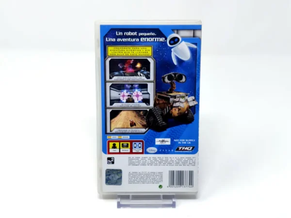 Parte trasera de Disney/Pixar WALL-E (ESP) (Essentials) para PSP, edición PAL España