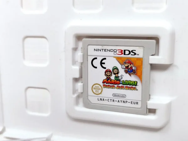 Lateral de la caja de Mario & Luigi: Paper Jam Bros. (ESP) para Nintendo 3DS