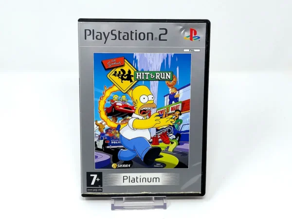 Portada de The Simpsons: Hit & Run (ESP) (Platinum) (Rebajado) para PlayStation 2, edición PAL España, de segunda mano