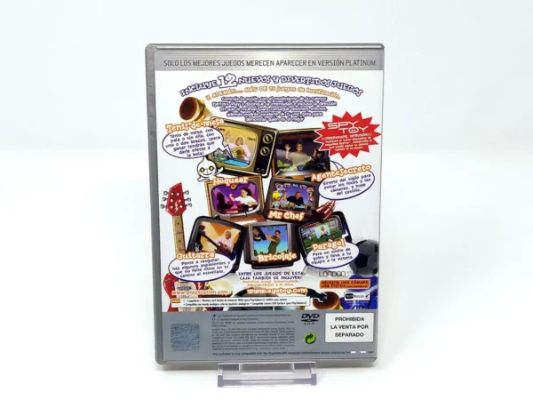 Parte trasera de EyeToy: Play 2 (ESP) (Platinum) (v1) para PlayStation 2, edición PAL España