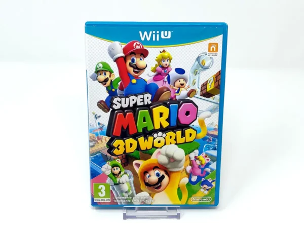 Portada de Super Mario 3D World (ESP) para Nintendo Wii U, edición PAL España, de segunda mano