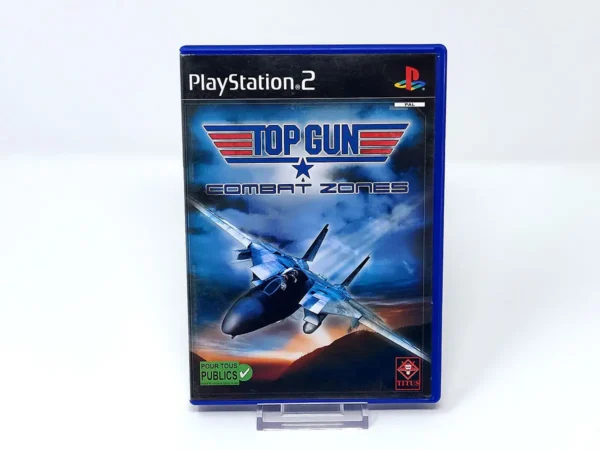Portada de Top Gun: Combat Zones (FRA) para PlayStation 2, edición PAL Francia, de segunda mano