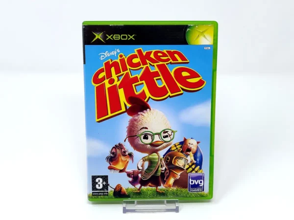 Portada de Chicken Little (ESP) para XBOX, edición PAL España, de segunda mano