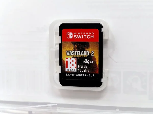 Lateral de la caja de Wasteland 2: Director's Cut (ESP) para Nintendo Switch