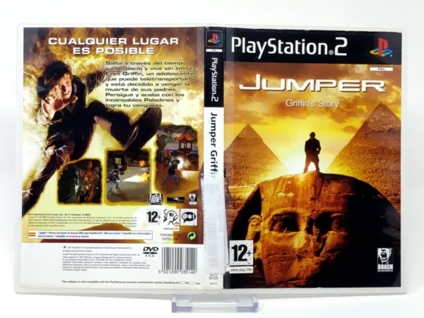Jumper: Griffin's Story (ESP) (Carátula) para PlayStation 2, edición PAL España, de segunda mano