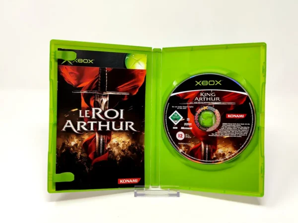 Interior del juego Le Roi Arthur (FRA) para XBOX con disco y manual