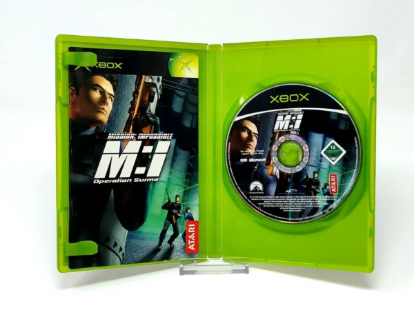 Interior del juego Mission: Impossible -  Operation Surma (ESP) para XBOX con disco y manual