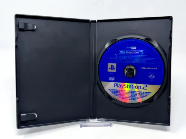 Interior del juego The Bouncer (UK) (Promo) para PlayStation 2 con disco y manual